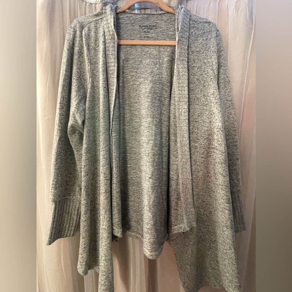 Torrid Long-sleeved Hooded Cardigan
